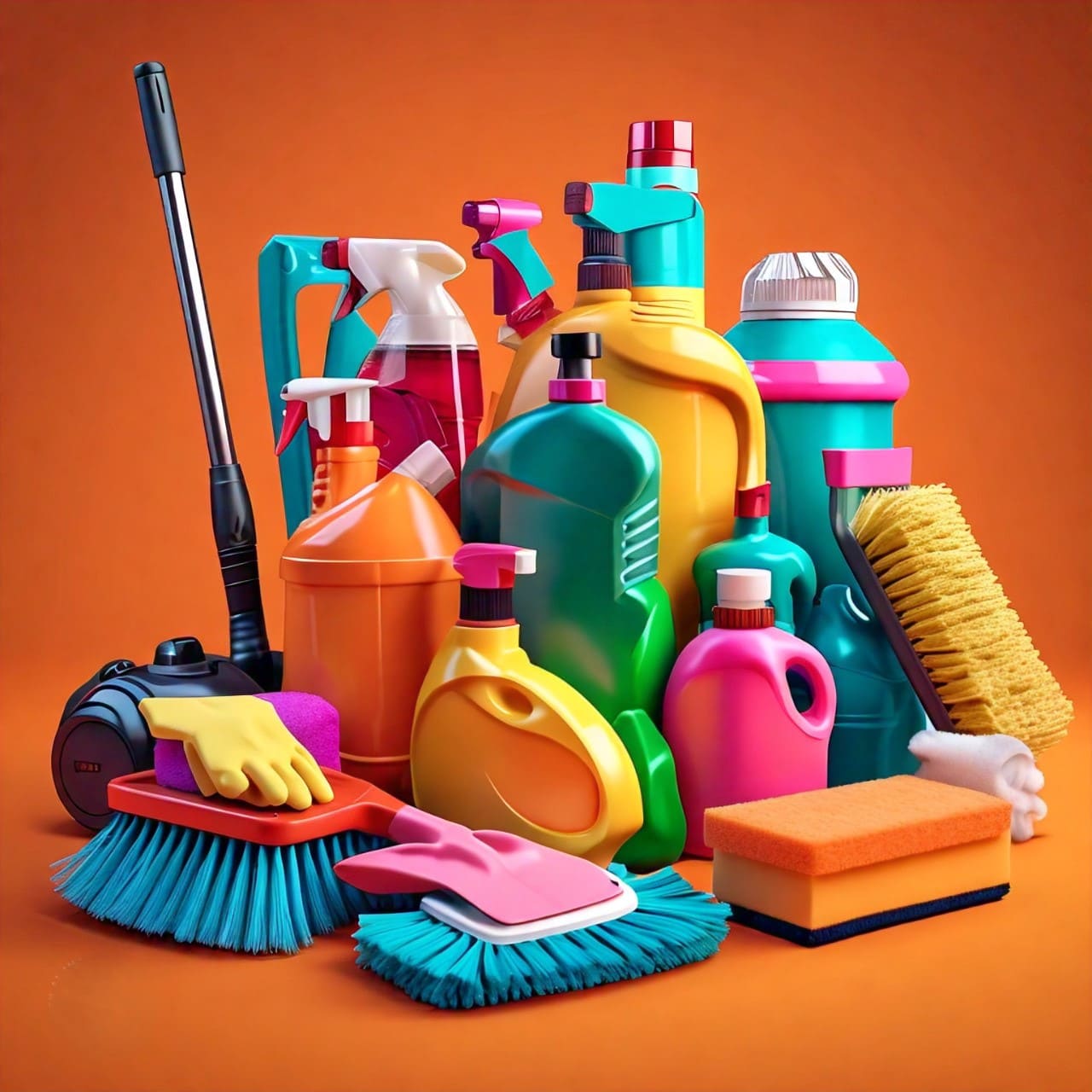 Household items  and cleaning